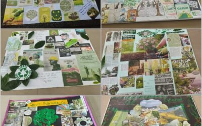 World Environment Day celebration 2023 Day 1 Collage making competition  Theme: Go Green or save planet Earth