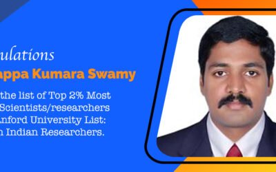 Dr. Mallappa Kumara Swamy  Most Influential Scientists/researchers in 2023 Stanford University List