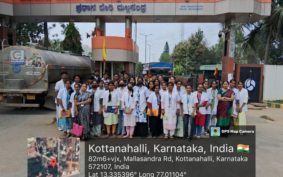 EWFGC Organises Industrial visit for Biotech and Microbiology students to KMF, Tumkur